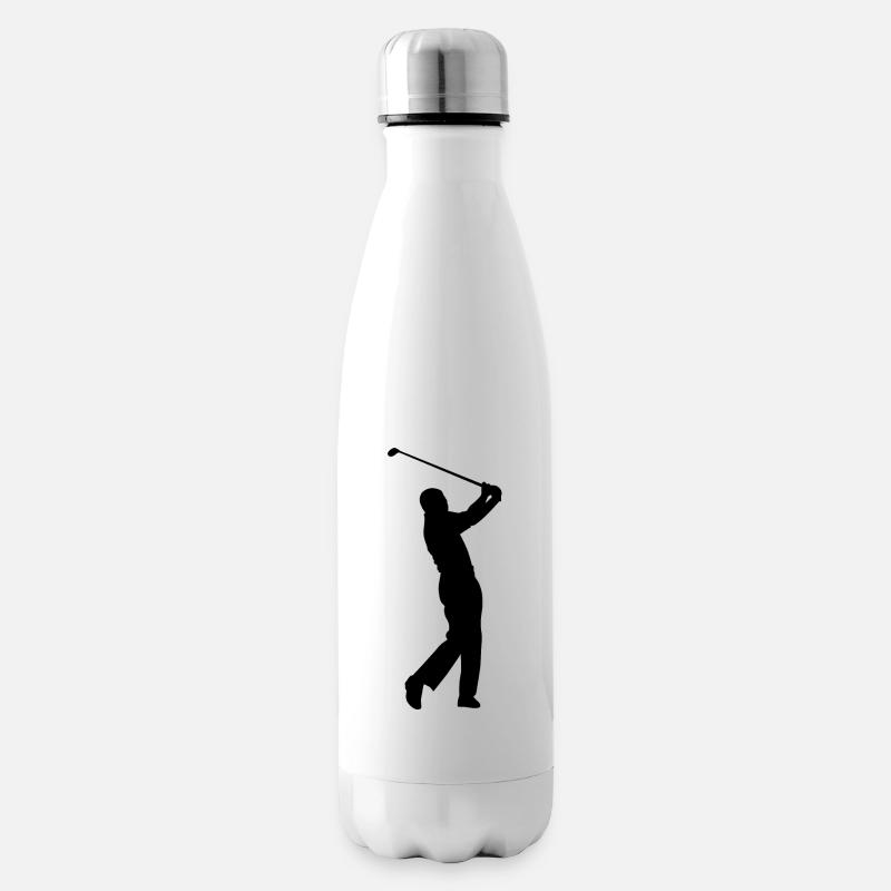 Golf Golfer Golfer Golfbaan - Termoflaske - hvid