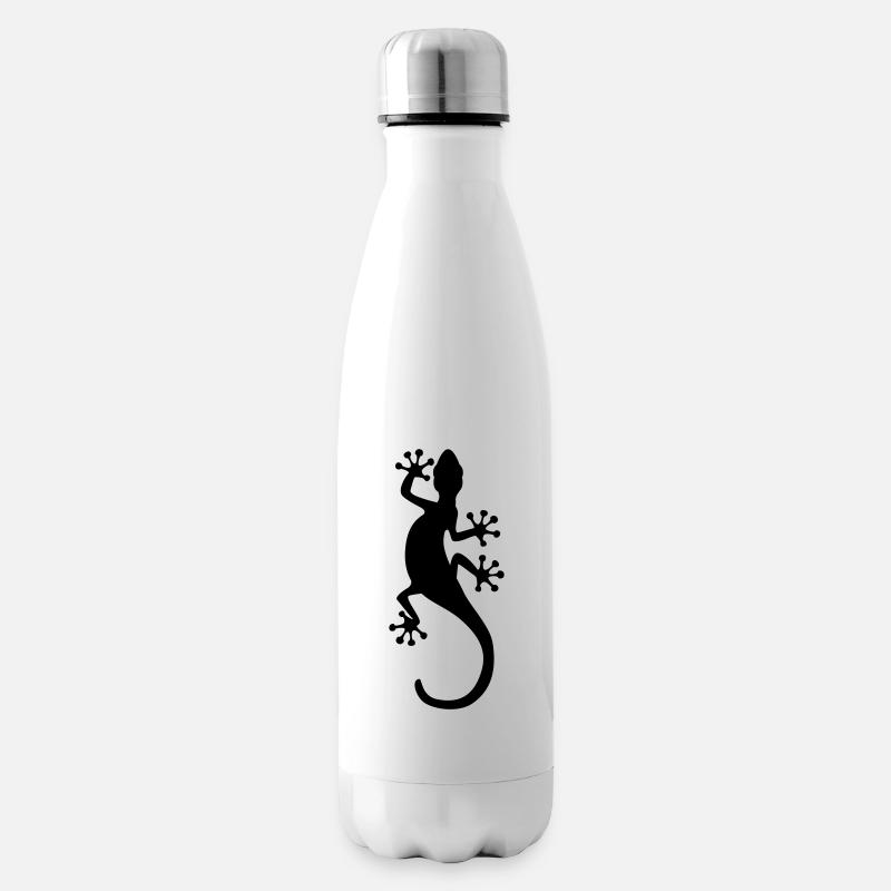 Gecko - Isolierflasche - Weiß
