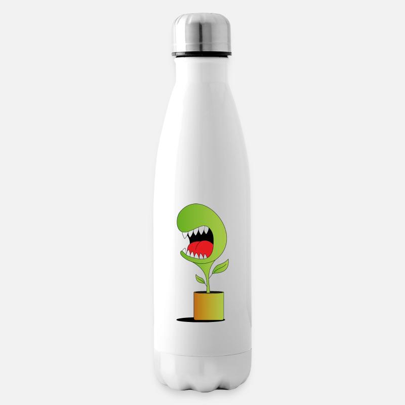 pflanze - Isolierflasche - Weiß