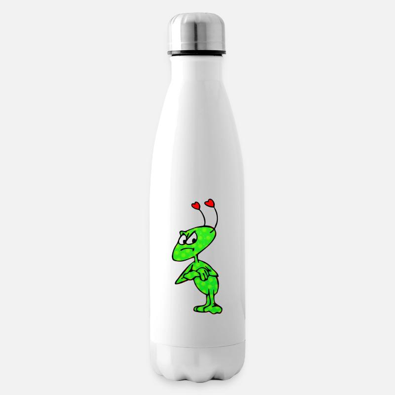 « Grummel-Trine » - Aimez-moi! - Bouteille isotherme - blanc