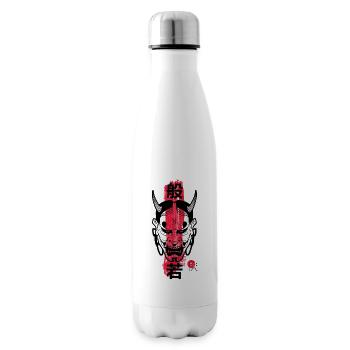 Hannya Maske - Isolierflasche - Weiß - Rechts