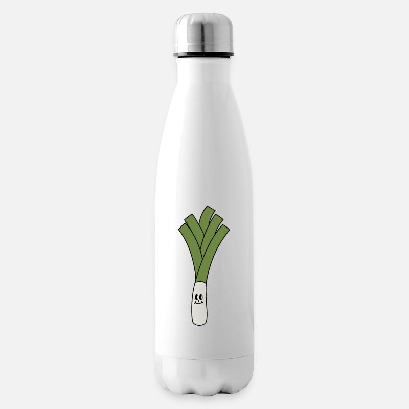 Lauch - Isolierflasche - Weiß