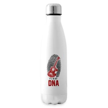 Hawaiian Ukulele Uke Fingerprint - Isolierflasche - Weiß - Rechts