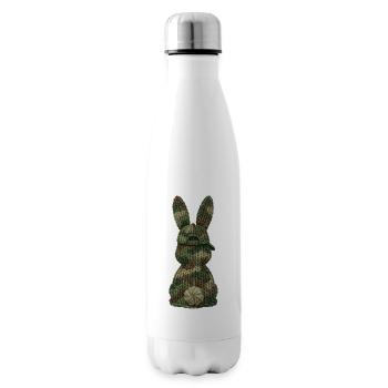 Hase von hinten Cap Tarnfarben Kappe Camouflage - Isolierflasche - Weiß - Rechts