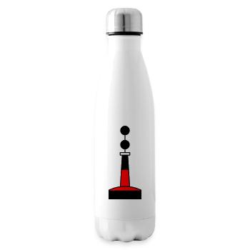 Tonne - Boje Nordsee Segeln Ostsee Maritim - Isolierflasche - Weiß - Rechts