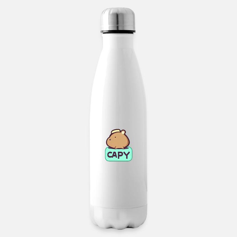 Hat Capybara - Bouteille isotherme - blanc