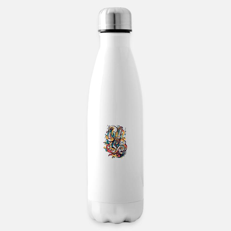 Musik - Isolierflasche - Weiß