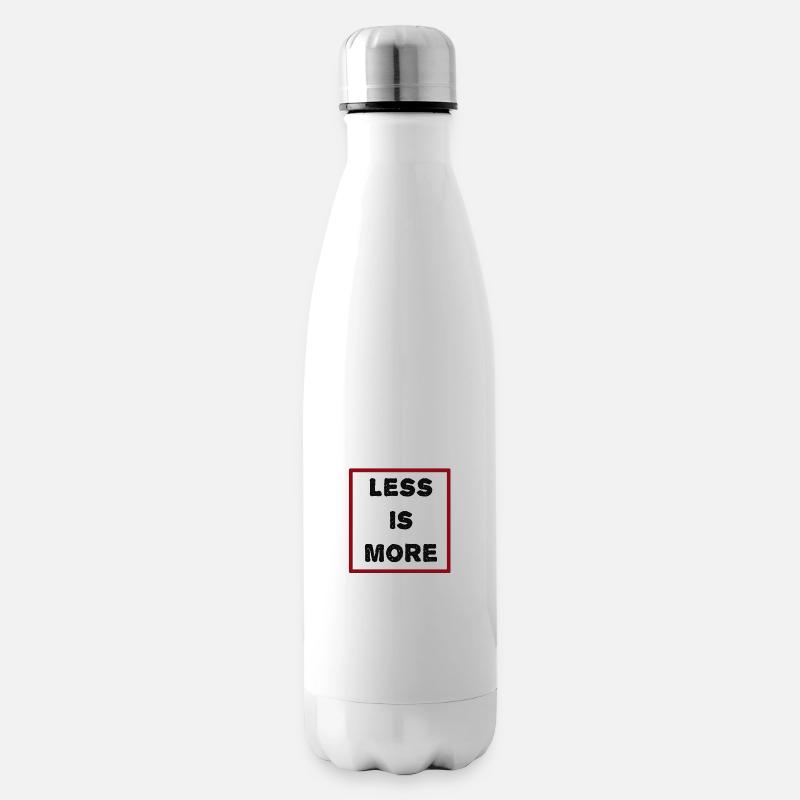 less_is_more - Isolierflasche - Weiß
