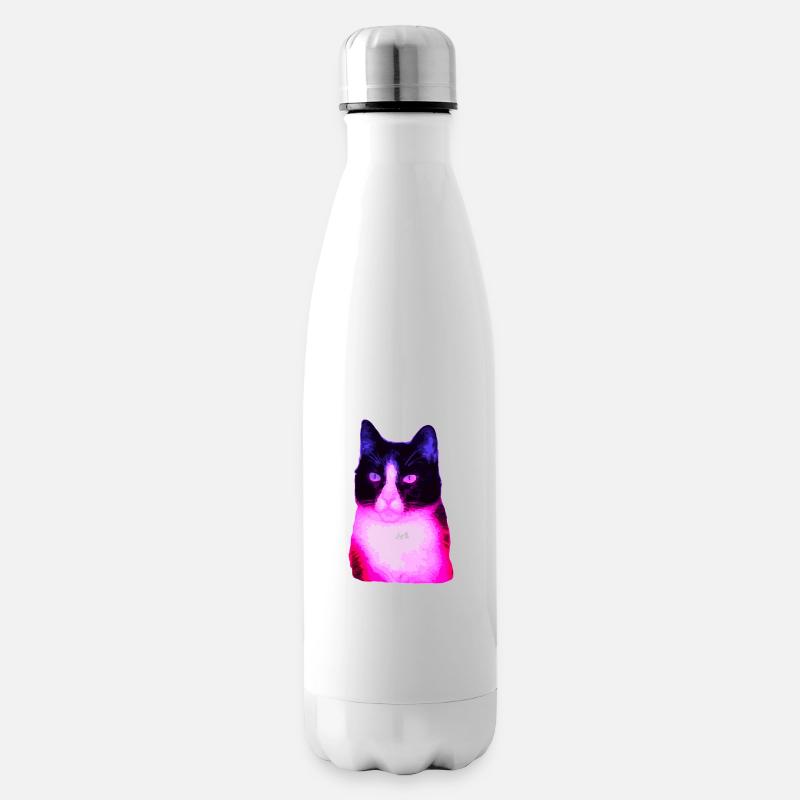 Chat chat chat - Bouteille isotherme - blanc