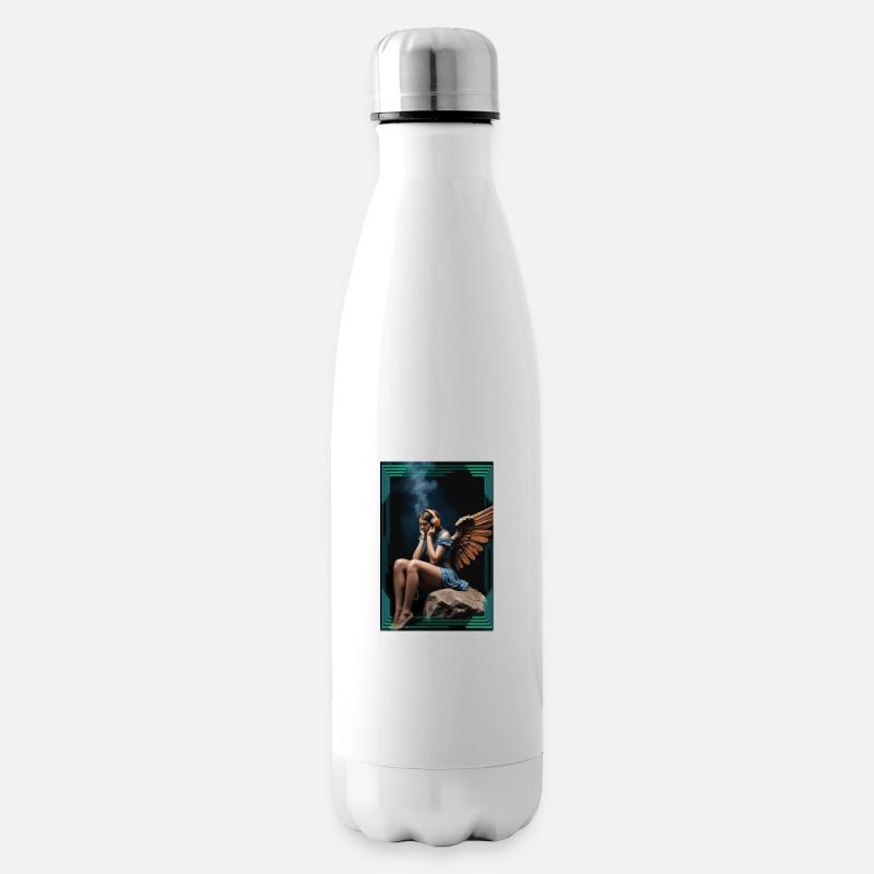 Headphone-Angel - Isolierflasche - Weiß