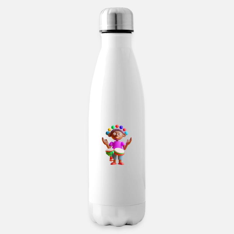 LUSTIG 23 - Isolierflasche - Weiß