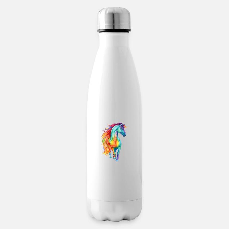 Pride Pferd - Isolierflasche - Weiß