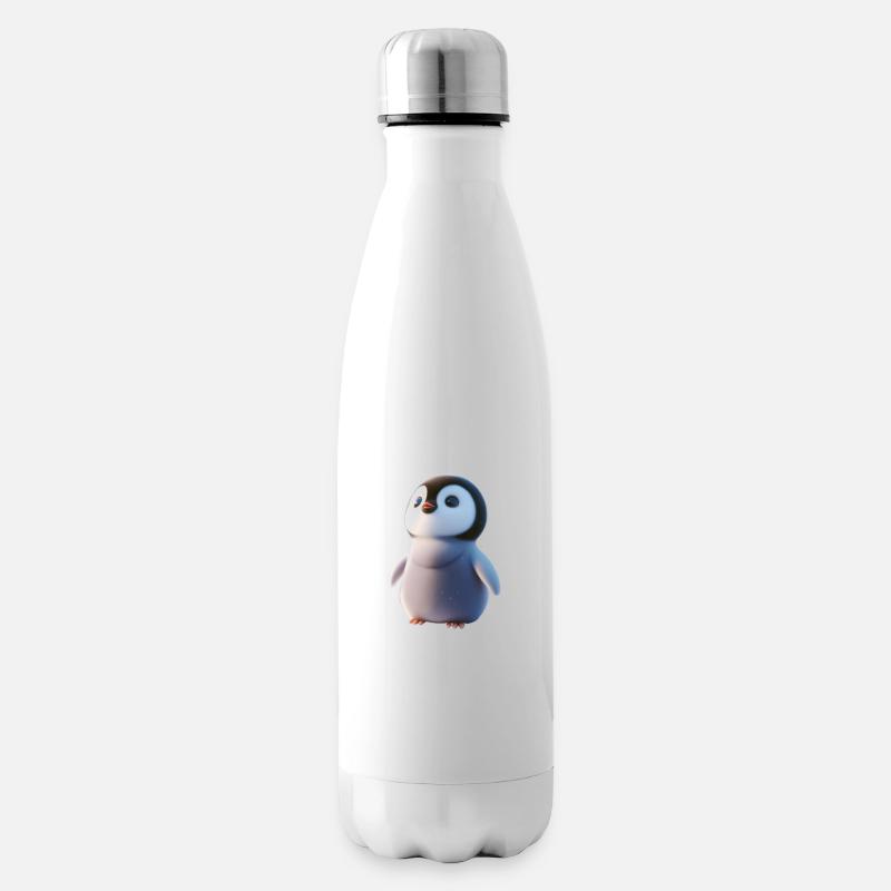 Penguin - Insulated Water Bottle - white