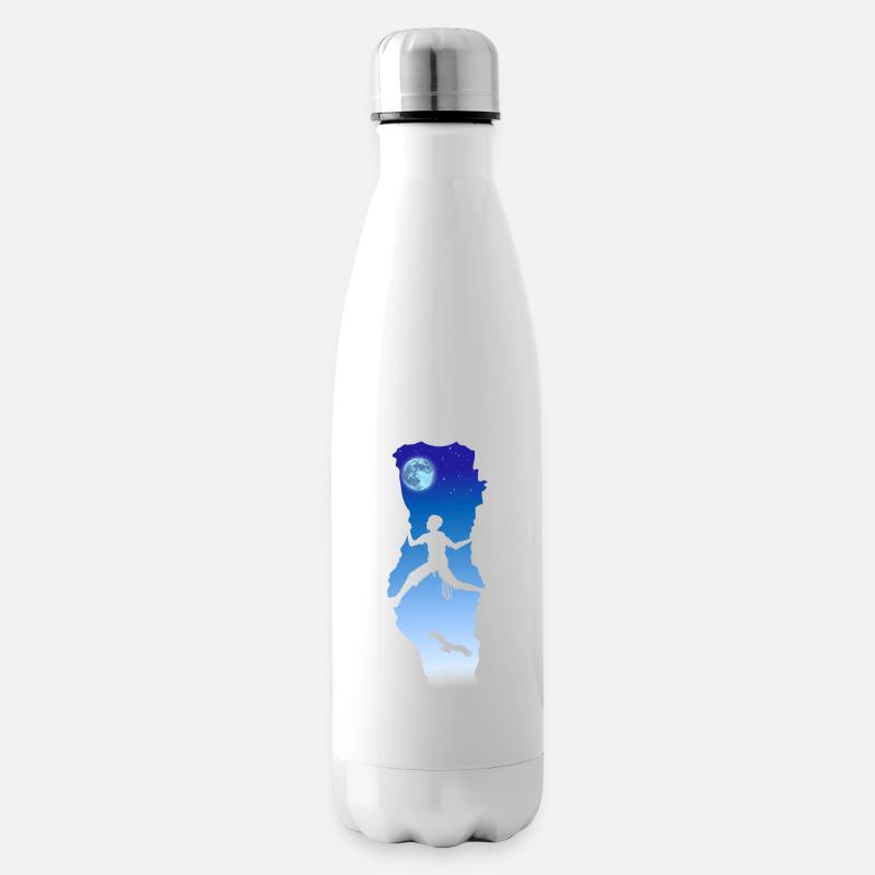 Escalade de nuit - Bouteille isotherme - blanc