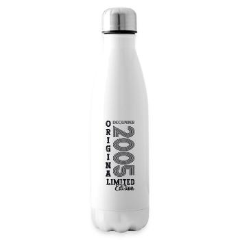Original Dezember 2005 17. Geburtstag Geschenk - Isolierflasche - Weiß - Rechts