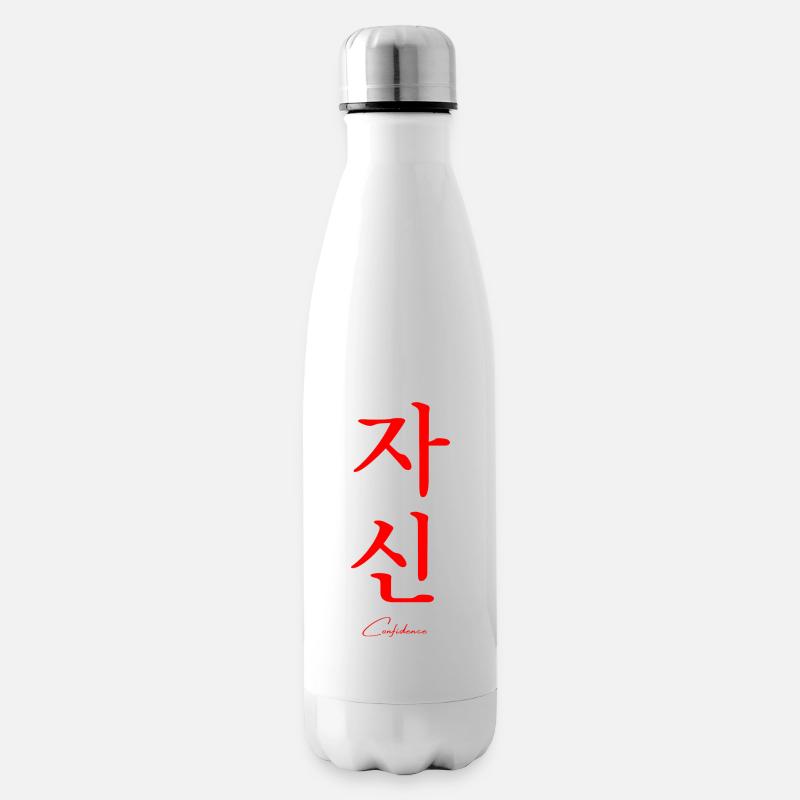 Koreanisch - Isolierflasche - Weiß