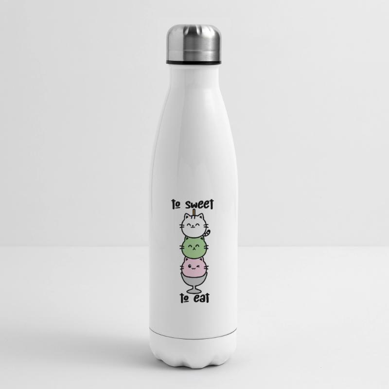 Katzen-Turm Eiscreme Stack Insulated Water Bottle