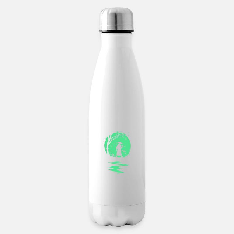 Ninja design abstrait - Bouteille isotherme - blanc