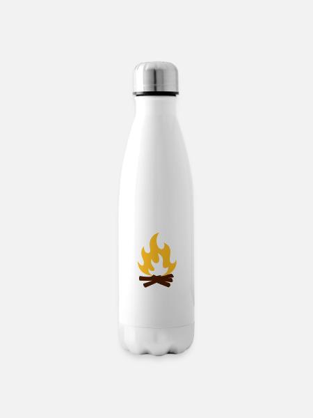 Campfire - Isolierflasche - Weiß