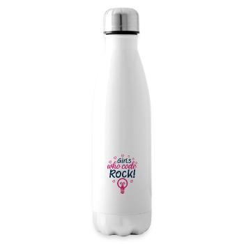 Mädchen, die Rock kodieren 01 - Isolierflasche - Weiß - Rechts