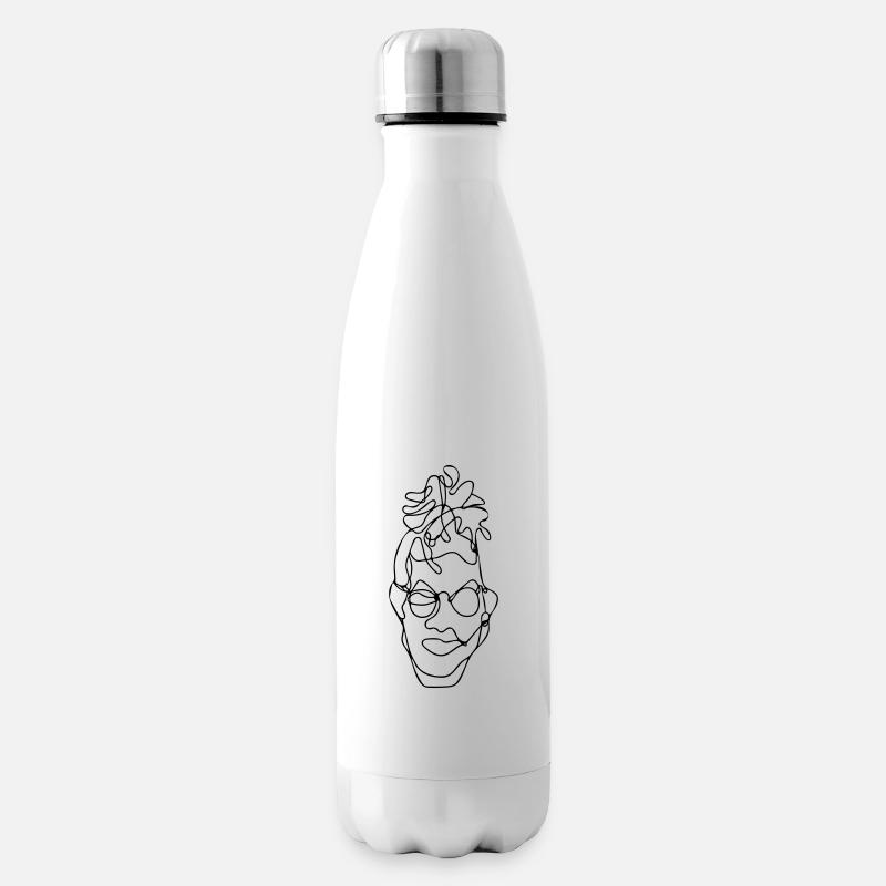 Rechtsseitig - Isolierflasche - Weiß