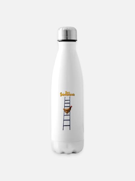 Trinkflasche Leiter Burg Schreckenstein - Isolierflasche - Weiß