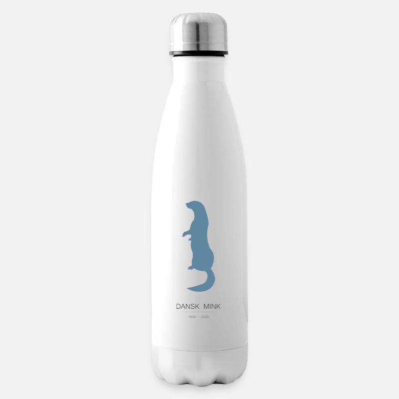 Danish Mink - Insulated Water Bottle - white
