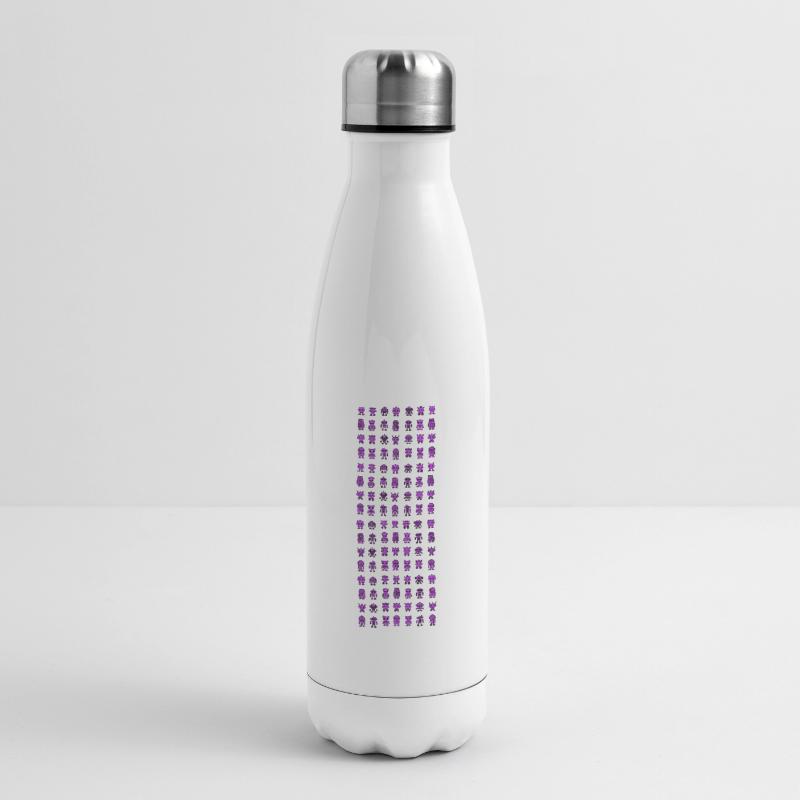 Robot Pattern Robot Pattern Insulated Water Bottle