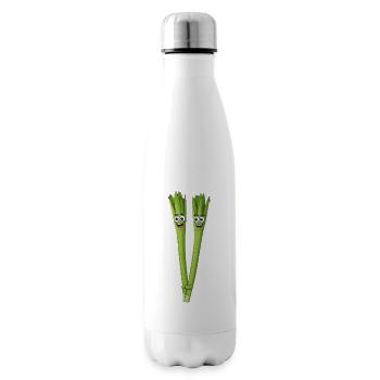 Spargeldduo Sourire - Bouteille isotherme - blanc - Droite