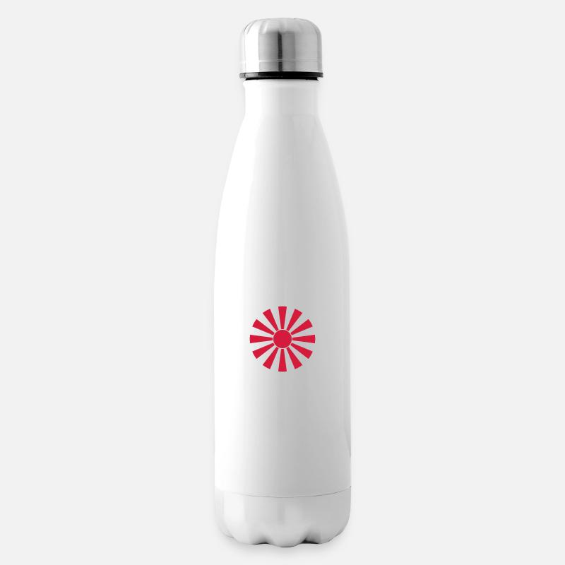 Crest japonais 014 - Bouteille isotherme - blanc