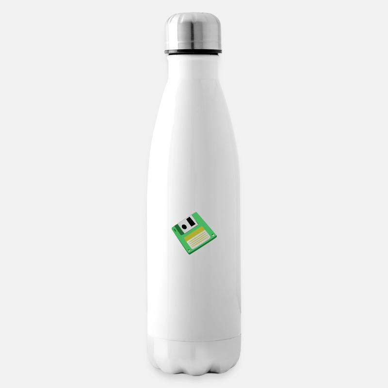 Diskette - Isolierflasche - Weiß