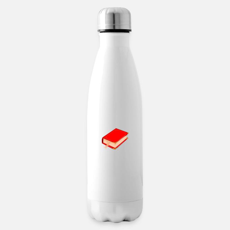 Buch - Isolierflasche - Weiß
