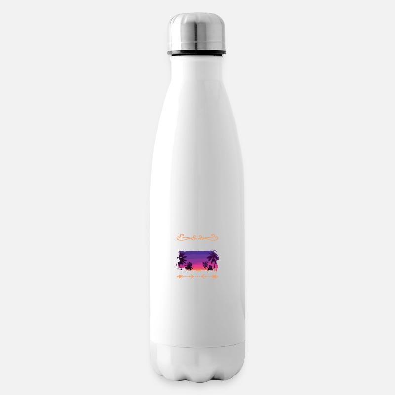 Lissabon - Isolierflasche - Weiß