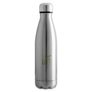 96 Couronne numérique - Bouteille isotherme - argent clair - Droite