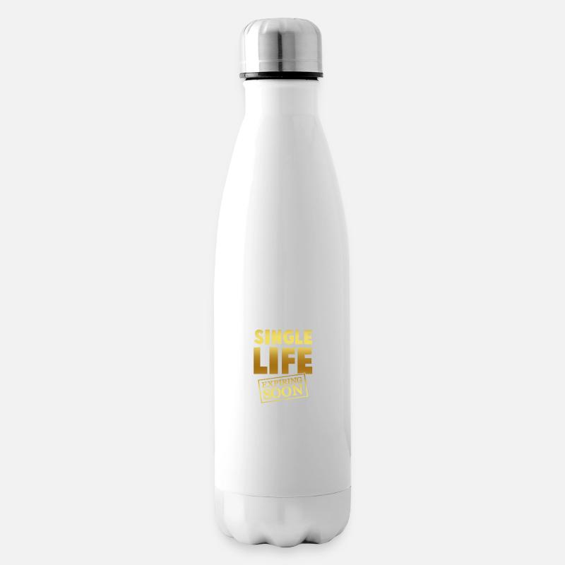 single leben bräutigam - Isolierflasche - Weiß
