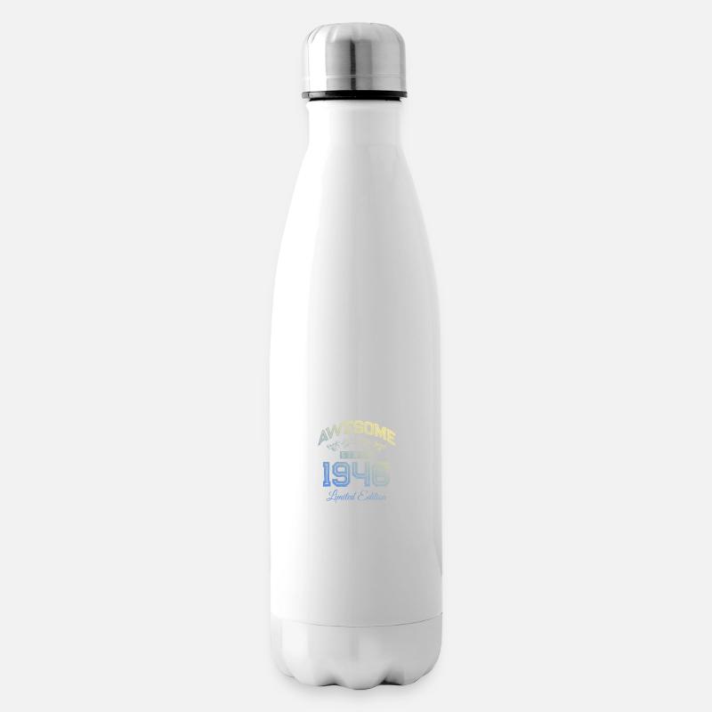 1946 awesome since - Isolierflasche - Weiß