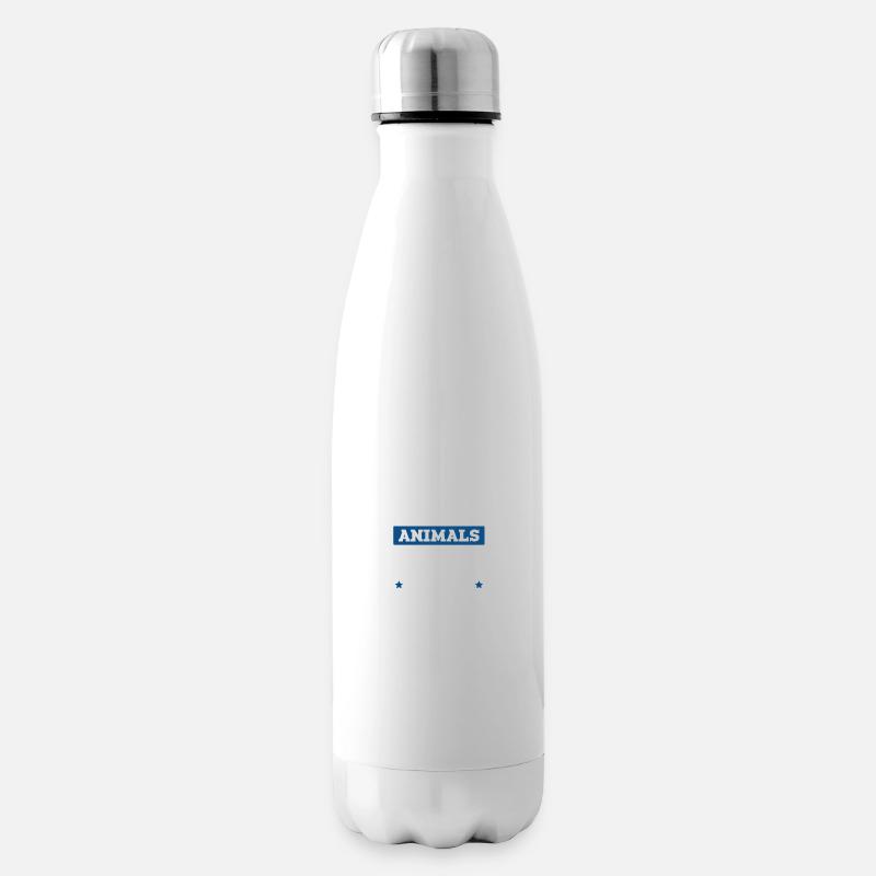 tierschutz mama - Isolierflasche - Weiß