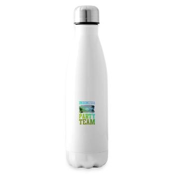 Équipe du parti indonésien - Bouteille isotherme - blanc - Droite