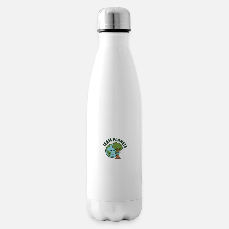 Earth Hug Baum - Isolierflasche - Weiß