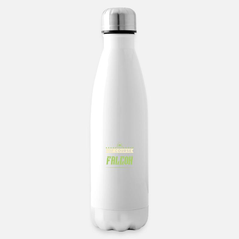 falknerei falke - Isolierflasche - Weiß