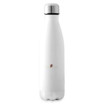 fauconnerie citation pub chasse - Bouteille isotherme - blanc - Droite
