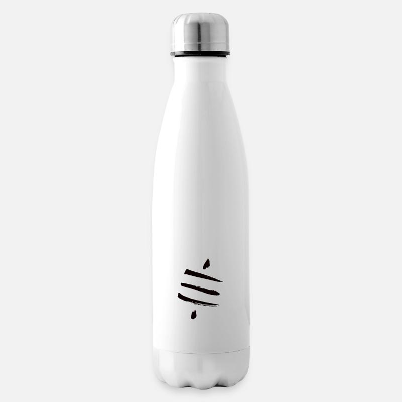 Retro Bitcoin Crypto Satoshis Symbol 21 - Isolierflasche - Weiß