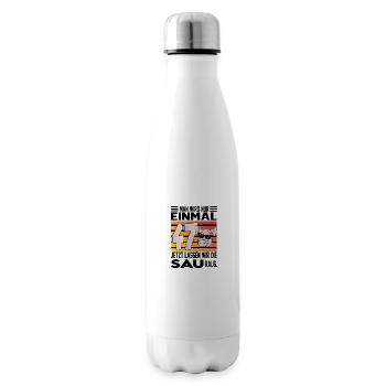 Geburtstag Sau rauslassen Alter Jahre 47 - Isolierflasche - Weiß - Rechts
