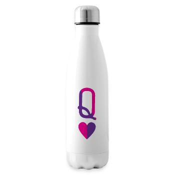 Königin der Herzen - Isolierflasche - Weiß - Rechts