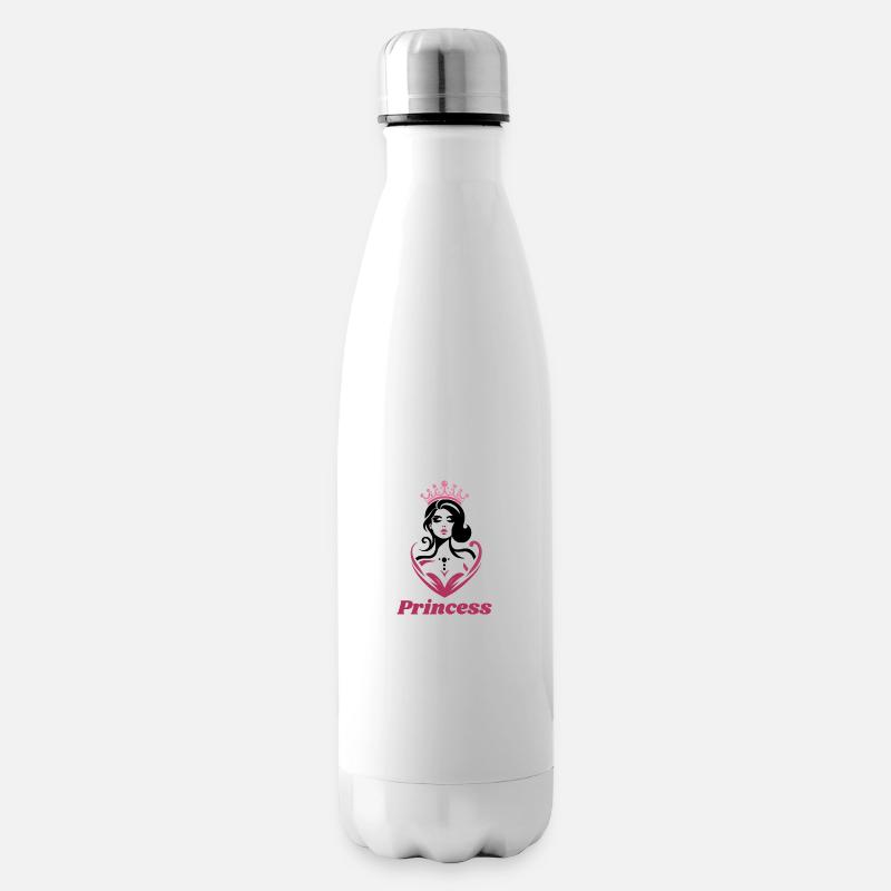 Prinzessin - Isolierflasche - Weiß