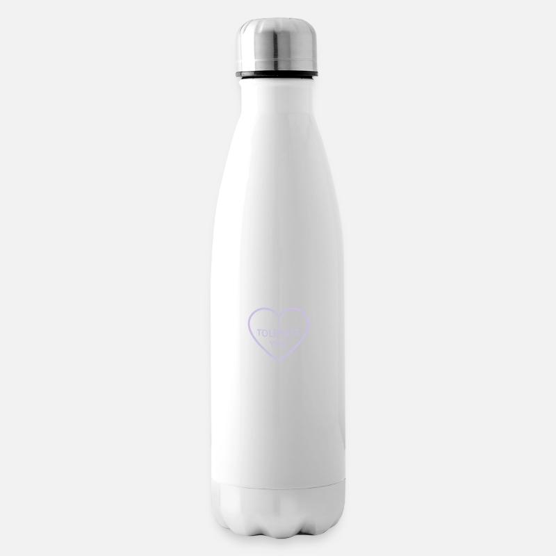 Ich toleriere Dich... coole Sprüche - Isolierflasche - Weiß