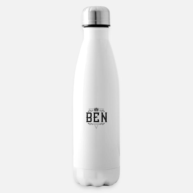 Nom de Ben - Bouteille isotherme - blanc