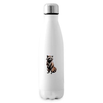 Waschbär - Cute Animal Sticker - Isolierflasche - Weiß - Rechts