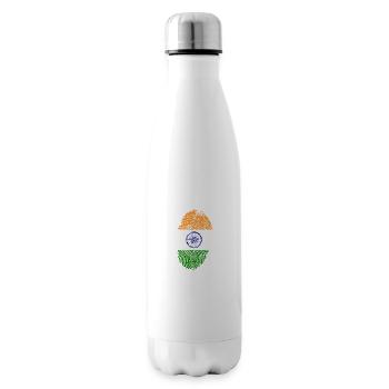 Empreintes digitales - Inde - Bouteille isotherme - blanc - Droite