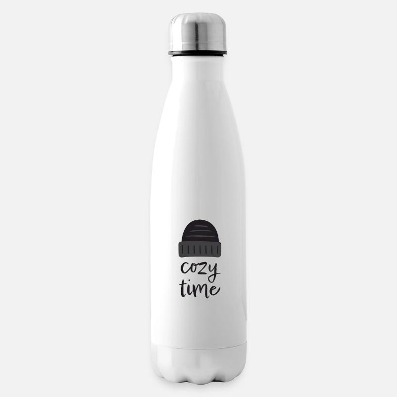 cozy time - Isolierflasche - Weiß